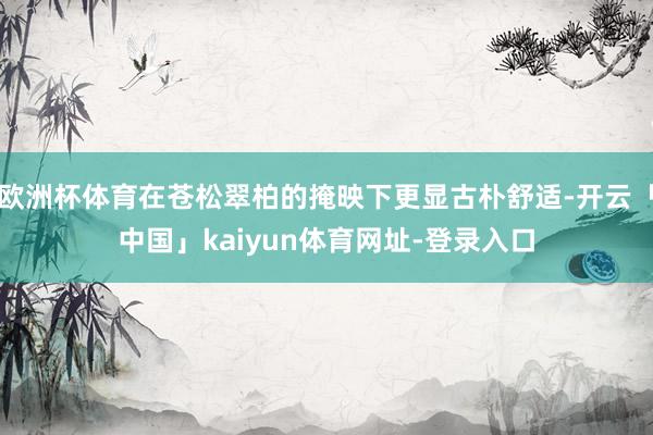 欧洲杯体育在苍松翠柏的掩映下更显古朴舒适-开云「中国」kaiyun体育网址-登录入口